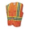 Radians Hi-Vis Econ TpR/Cl2 Glow Vest /2Tn Trm-Org-3X SV22GL-2ZOM-3X - alternate 1